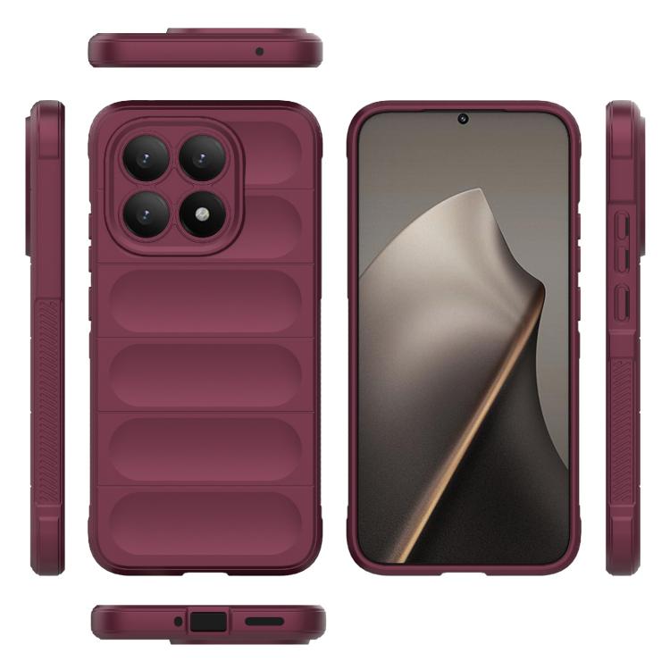 For Xiaomi 15T 5G Global Magic Shield TPU + Flannel Phone Case