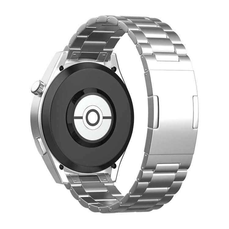 For Huawei Watch GT 5 / GT 4 46mm Button Style Three Beads Titanium Steel Quick Release Watch Band