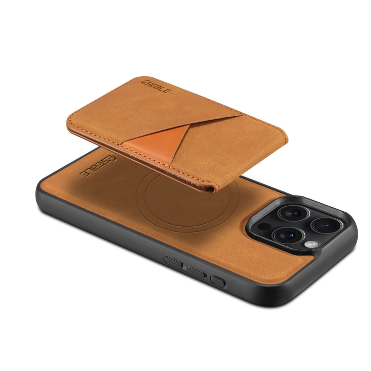For iPhone 14 Pro ESEBLE E2 Retro Texture Card Slots MagSafe RFID Leather Case