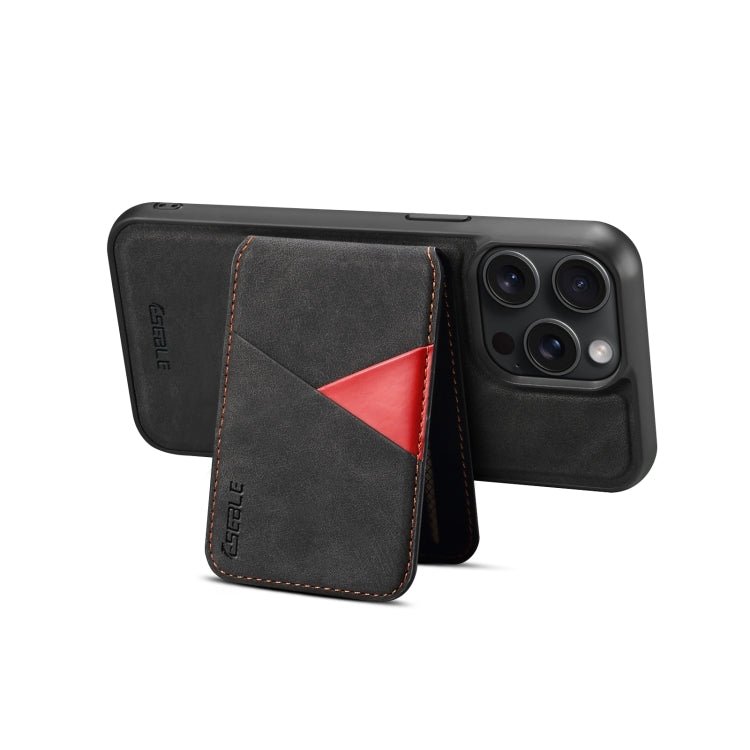 For iPhone 16 Plus ESEBLE E2 Retro Texture Card Slots MagSafe RFID Leather Case