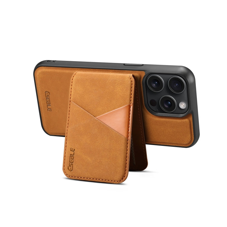 For iPhone 16 Plus ESEBLE E2 Retro Texture Card Slots MagSafe RFID Leather Case