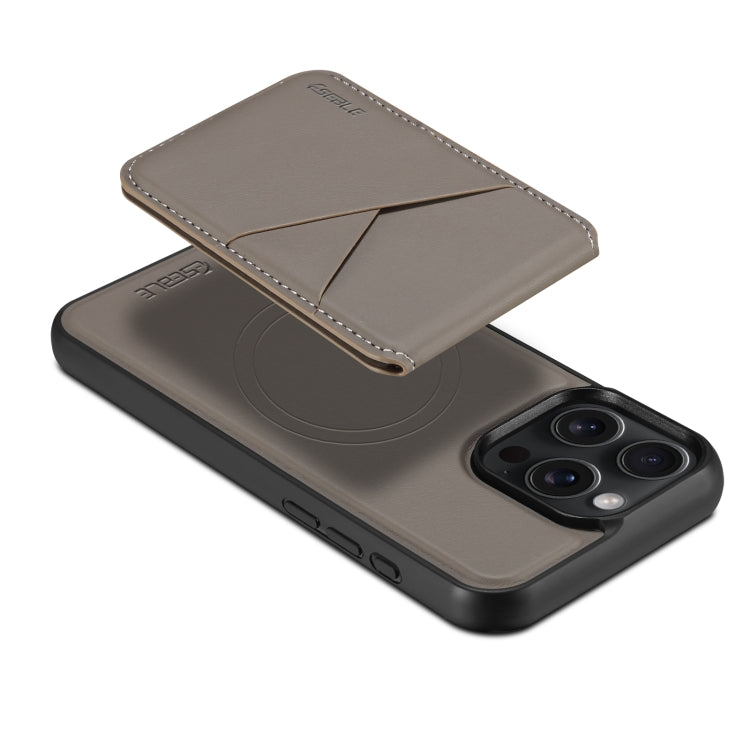 For iPhone 16 Plus ESEBLE E3 Plain Texture Card Slots MagSafe RFID Leather Case