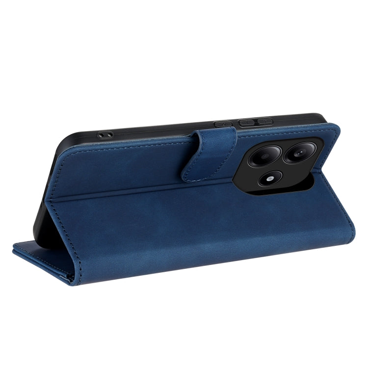 For Redmi Note 14 5G AZNS Skin Feel Calf Texture Flip Leather Phone Case