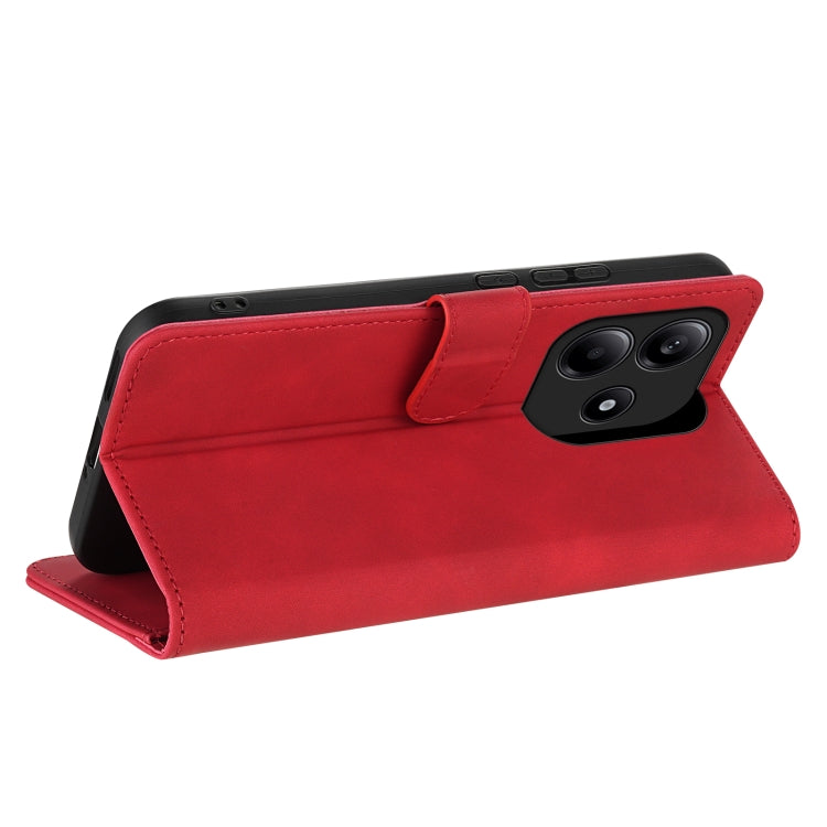 For Redmi Note 14 5G AZNS Skin Feel Calf Texture Flip Leather Phone Case