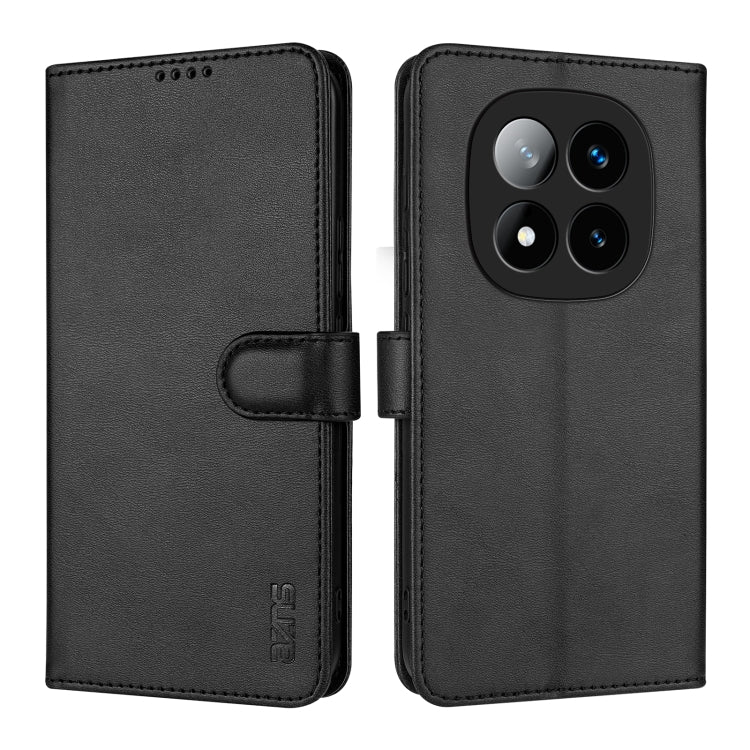 For Redmi Note 14 Pro 5G AZNS Skin Feel Calf Texture Flip Leather Phone Case
