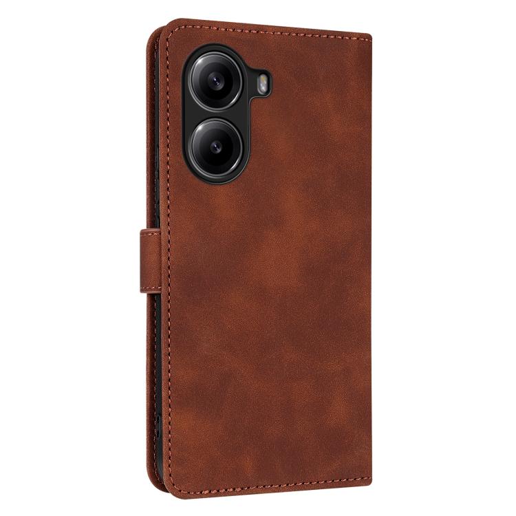 For Redmi Turbo 4 / Xiaomi Poco X7 Pro AZNS Skin Feel Calf Texture Flip Leather Phone Case