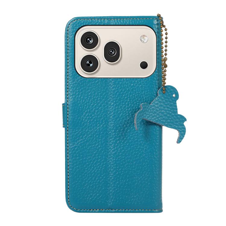 For Honor 600 Global/600 Pro Global Genuine Leather Litchi Texture RFID Leather Phone Case