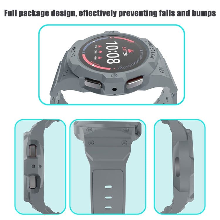 For Samsung Galaxy Watch 7 40mm Integrated TPU Watch Band