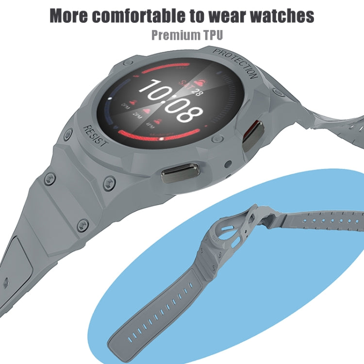 For Samsung Galaxy Watch 7 44mm Integrated TPU Watch Band