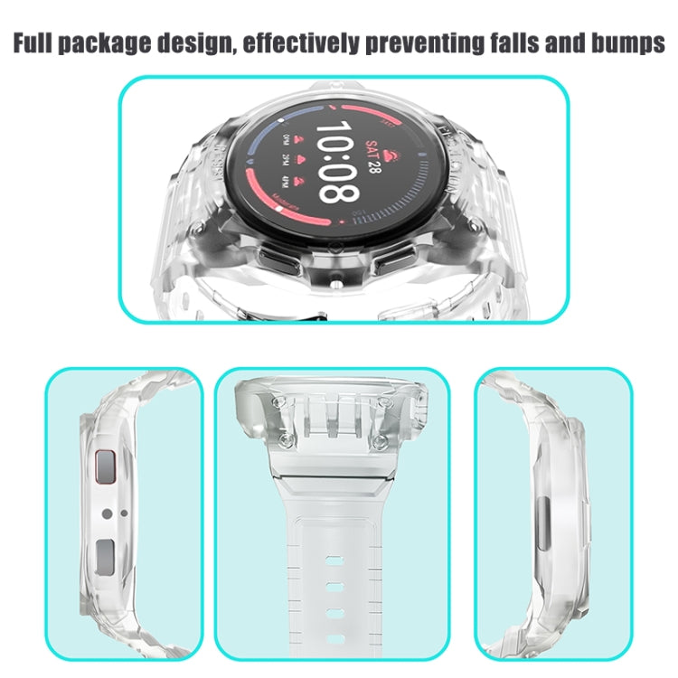 For Samsung Galaxy Watch 7 44mm Integrated TPU Watch Band