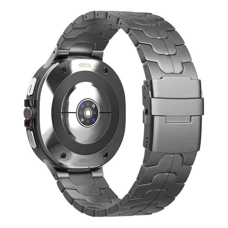 For Samsung Galaxy Watch Ultra / Ultra 2025 Safety Buckle Pure Titanium Watch Band