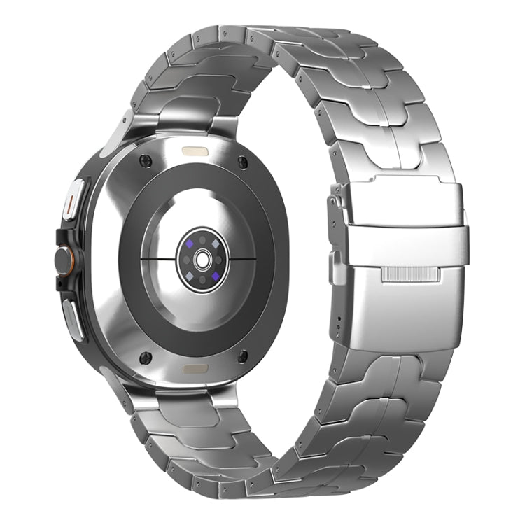 For Samsung Galaxy Watch Ultra / Ultra 2025 Safety Buckle Pure Titanium Watch Band