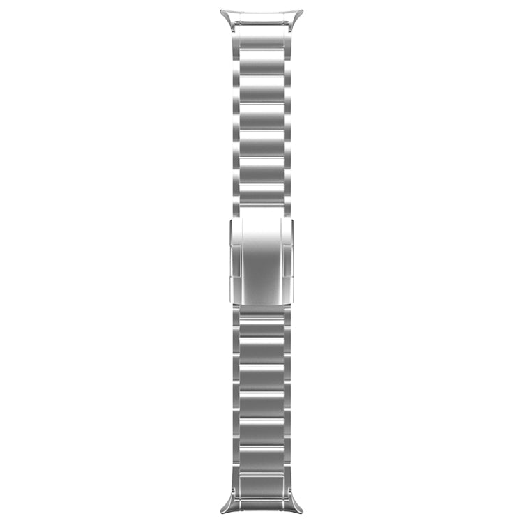 For Samsung Galaxy Watch Ultra / Ultra 2025 Three Beads Tortoise Buckle Titanium Steel Watch Band