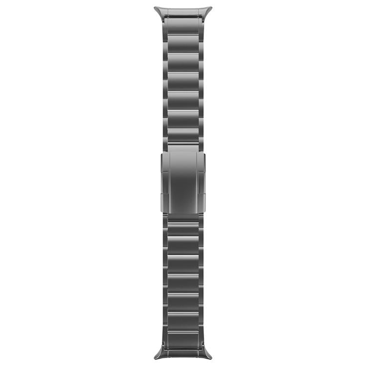 For Samsung Galaxy Watch8 / Watch8 Classic Three Beads Tortoise Buckle Titanium Steel Watch Band