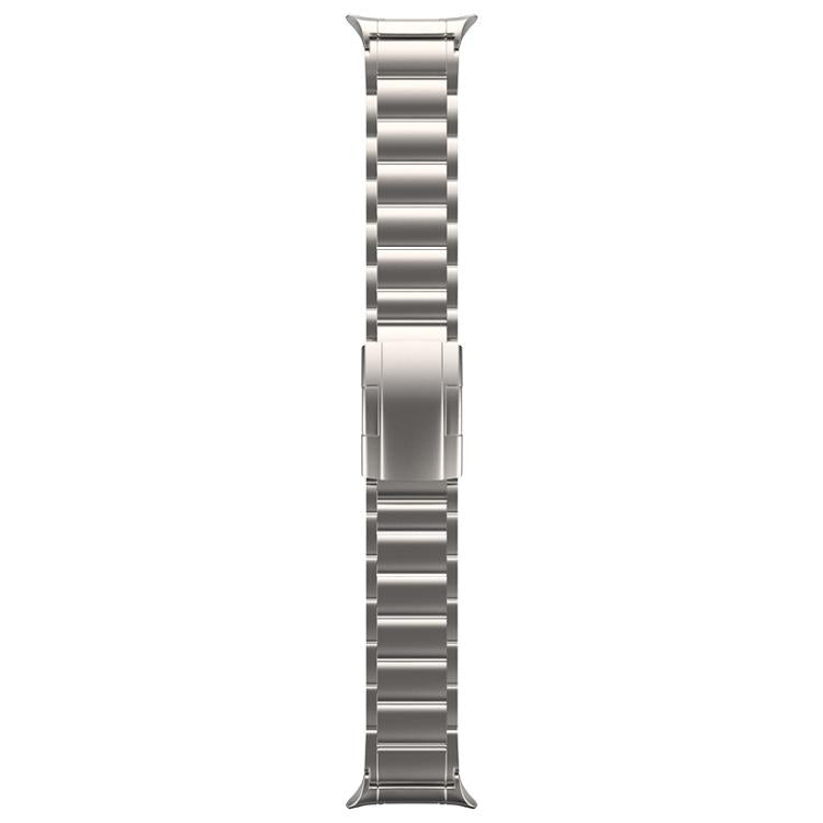 For Samsung Galaxy Watch8 / Watch8 Classic Three Beads Tortoise Buckle Titanium Steel Watch Band