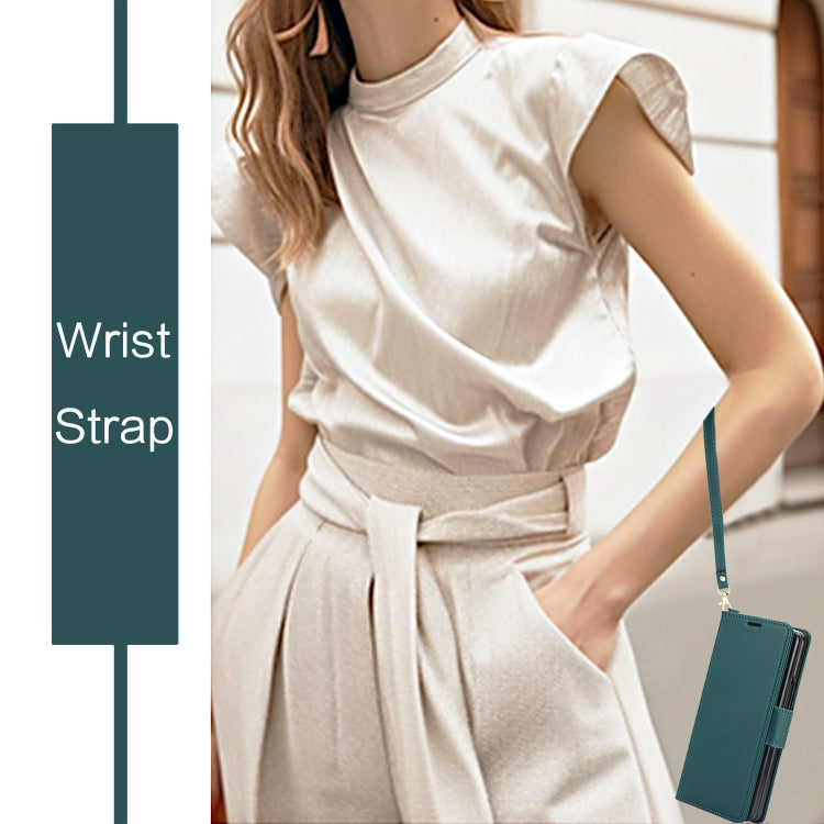 For Samsung Galaxy Fold5 5G Side Buckle Leather Phone Case