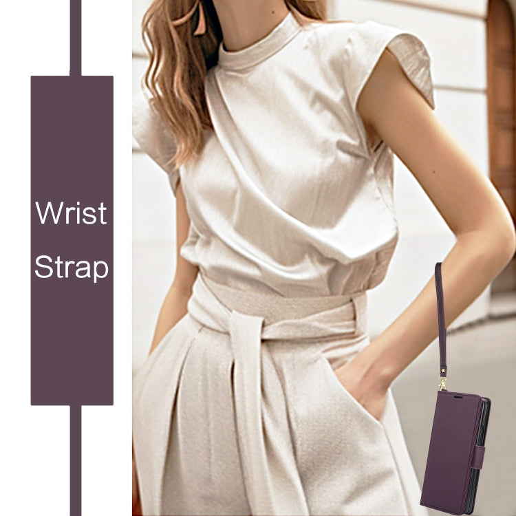 For Samsung Galaxy Fold5 5G Side Buckle Leather Phone Case