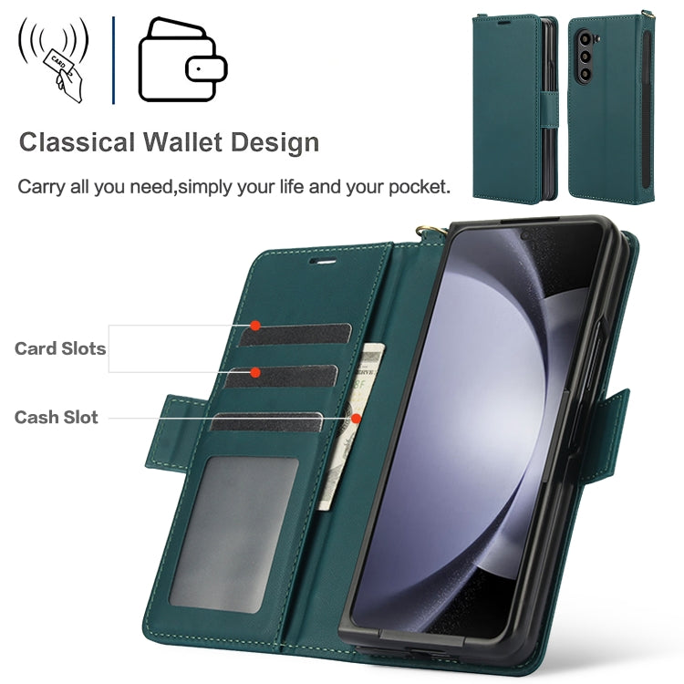 For Samsung Galaxy Fold6 5G Side Buckle Leather Phone Case
