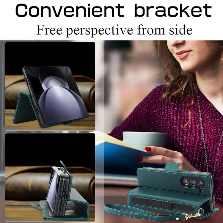 For Samsung Galaxy Fold6 5G Side Buckle Leather Phone Case