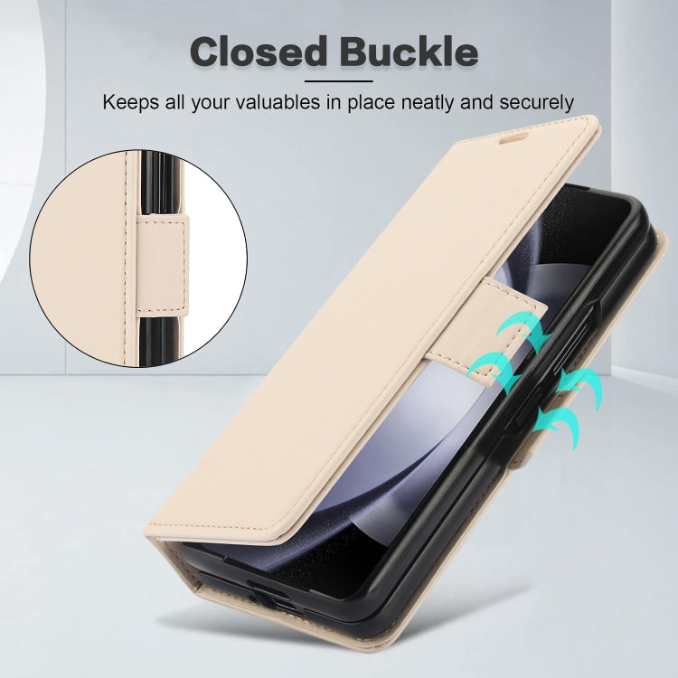 For Samsung Galaxy Fold6 5G Side Buckle Leather Phone Case