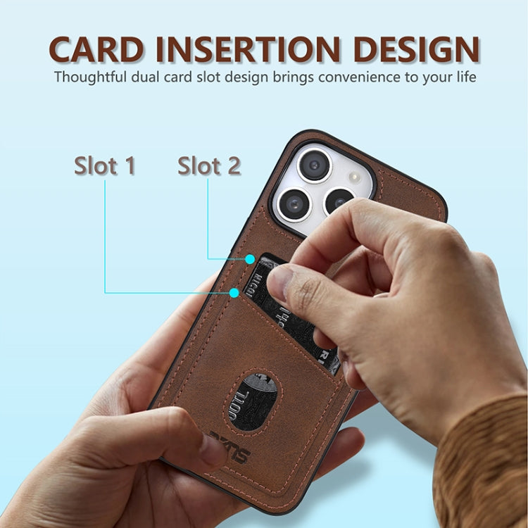 For iPhone 16 Pro AZNS K1 Series Card Slot Business Phone Case