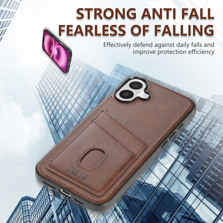 For iPhone 16 Plus AZNS K1 Series Card Slot Business Phone Case