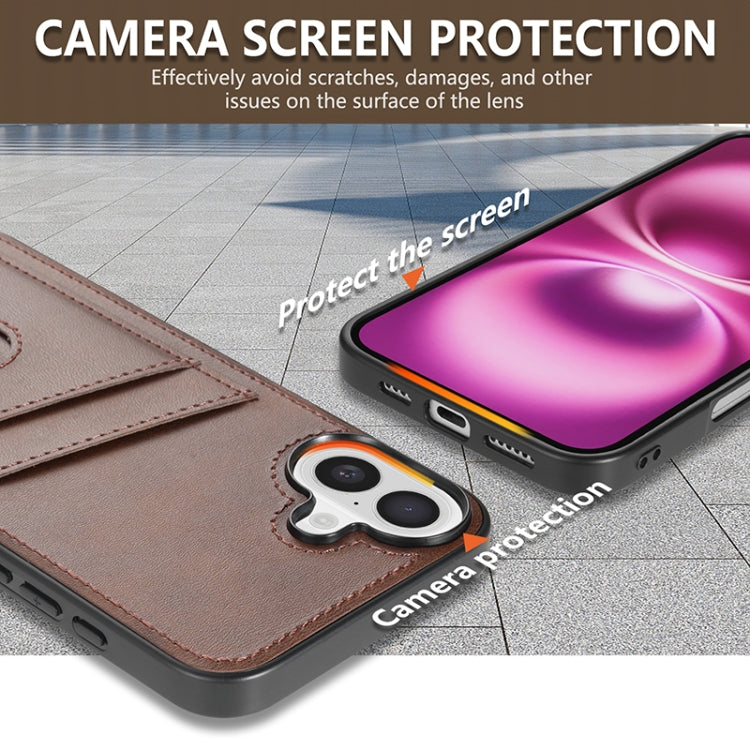 For iPhone 16 AZNS K1 Series Card Slot Business Phone Case