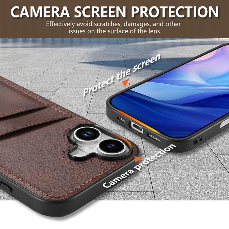 For iPhone 17 AZNS K1 Series Card Slot Business Phone Case