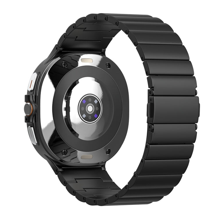 For Samsung Galaxy Watch Ultra / Ultra 2025 One Bead Flat Buckle Pure Titanium Watch Band