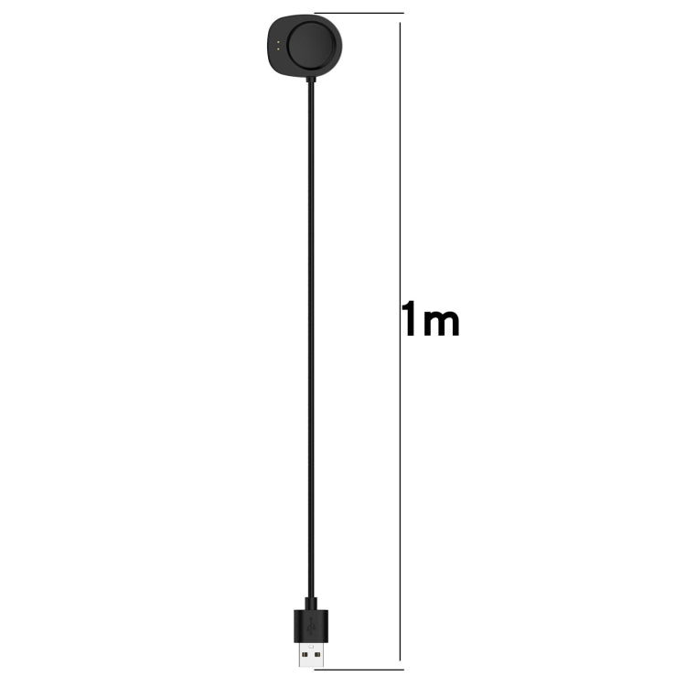 For Amazfit T-Rex 3 / Balance 2 Smart Watch Magnetic Charging Cable, Length: 1m - Black
