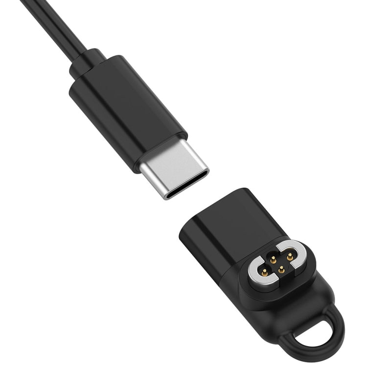 For Shokz OpenSwim Pro 2 / Pro S710 Bone Conduction Earphone USB-C / Type-C Interface Adapter Converter - Black