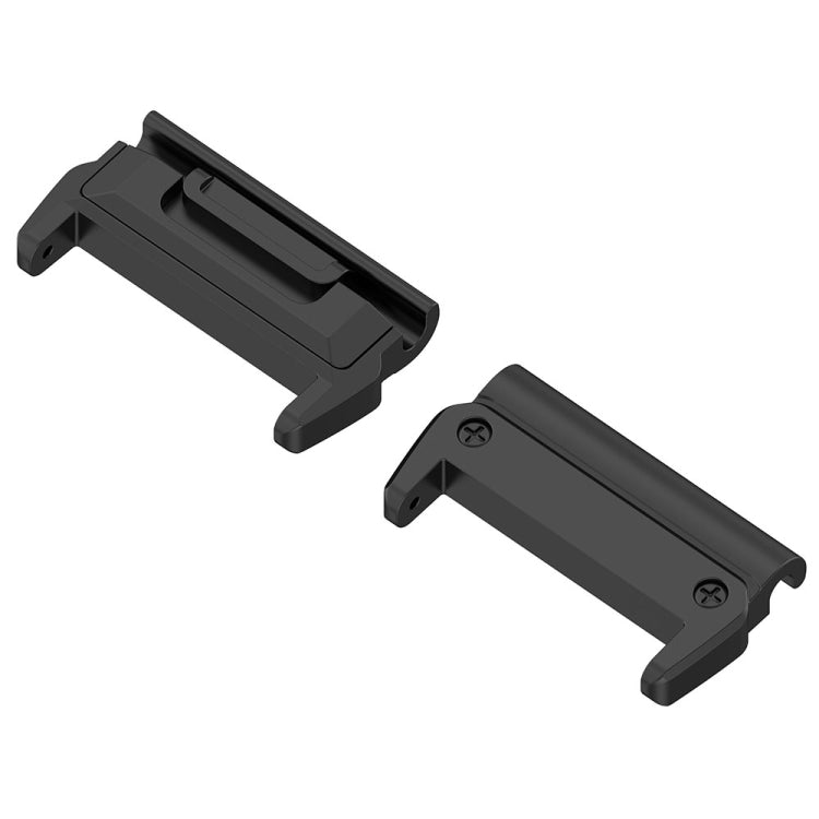For Garmin 20mm 1 Pair Metal Head Adapter Watch Band Quick Release Connector