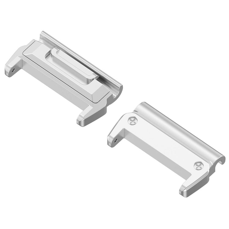 For Garmin 22mm 1 Pair Metal Head Adapter Watch Band Quick Release Connector