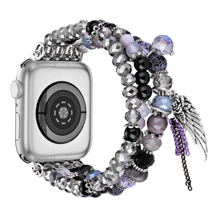 For Apple Watch 46mm / 49mm / 45mm / 44mm Colored Diamond Tassel Chain Watch Band