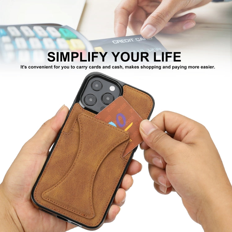For iPhone 16 Pro Max Ultra-thin Shockproof Phone Protective Case with Holder