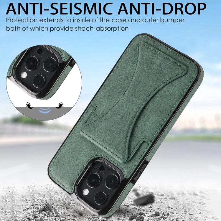 For iPhone 16 Pro Max Ultra-thin Shockproof Phone Protective Case with Holder