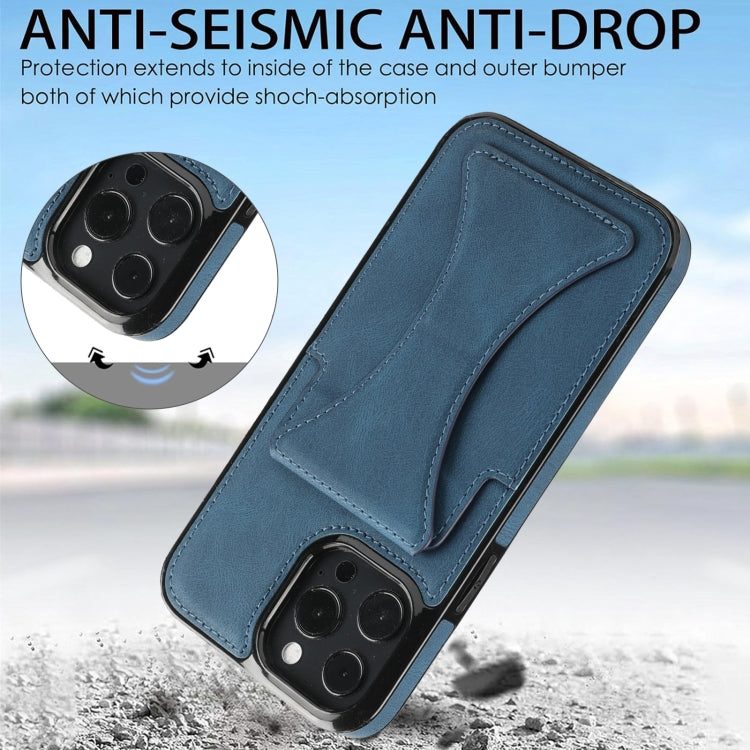 For iPhone 16 Pro Max Ultra-thin Shockproof Phone Protective Case with Holder