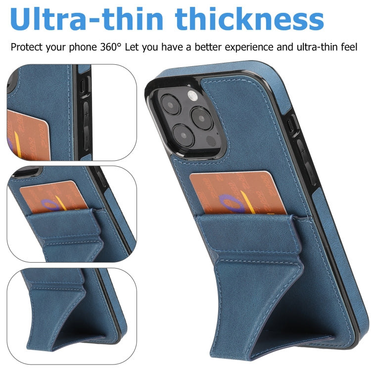For iPhone 16 Pro Max Ultra-thin Shockproof Phone Protective Case with Holder