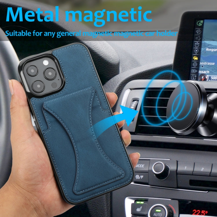 For iPhone 16 Pro Max Ultra-thin Shockproof Phone Protective Case with Holder