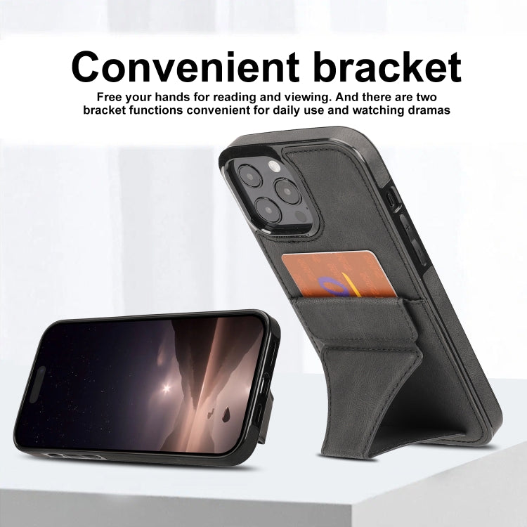 For iPhone 16 Pro Max Ultra-thin Shockproof Phone Protective Case with Holder