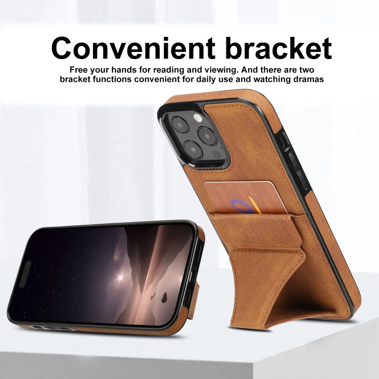 For iPhone 16 Pro Ultra-thin Shockproof Phone Protective Case with Holder