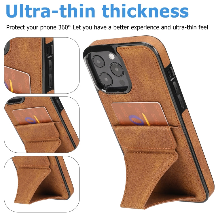 For iPhone 16 Pro Ultra-thin Shockproof Phone Protective Case with Holder