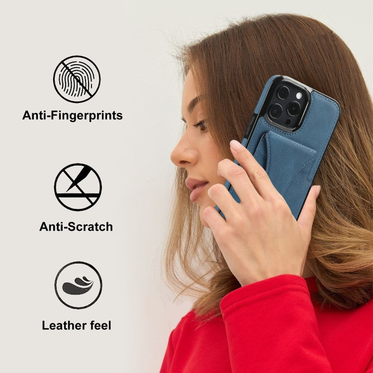 For iPhone 16 Pro Ultra-thin Shockproof Phone Protective Case with Holder