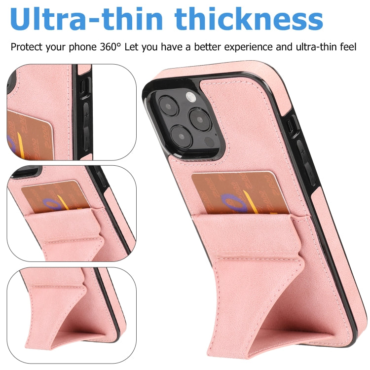 For iPhone 16 Pro Ultra-thin Shockproof Phone Protective Case with Holder