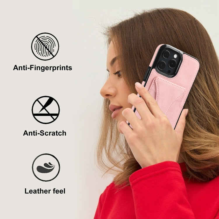 For iPhone 16 Pro Ultra-thin Shockproof Phone Protective Case with Holder