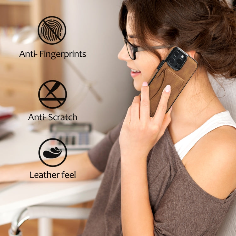 For iPhone 15 Pro Max Ultra-thin Shockproof Phone Protective Case with Holder