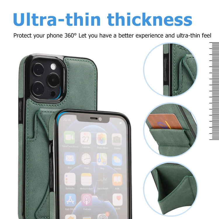 For iPhone 15 Pro Max Ultra-thin Shockproof Phone Protective Case with Holder