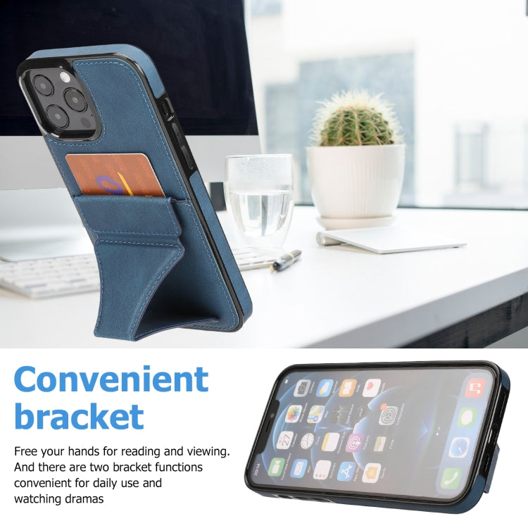 For iPhone 15 Pro Max Ultra-thin Shockproof Phone Protective Case with Holder