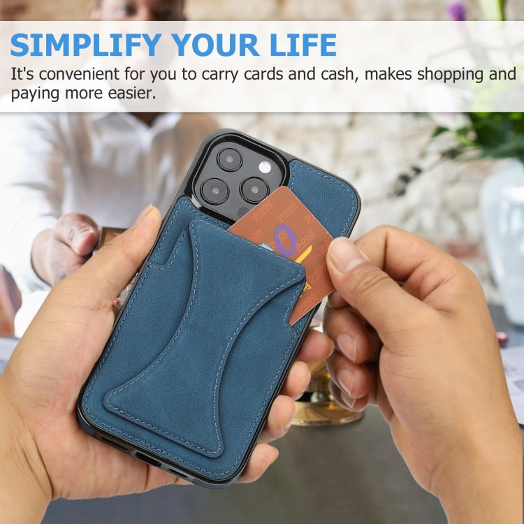For iPhone 15 Pro Max Ultra-thin Shockproof Phone Protective Case with Holder