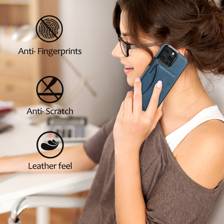 For iPhone 15 Pro Max Ultra-thin Shockproof Phone Protective Case with Holder